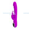 Vibrador con estimulador de 12 funciones y 7 rotaciones. Carga USB